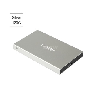 Disco duro externo portátil USB 3.0 HDD disco duro externo HD para PC/Mac Silver 120G