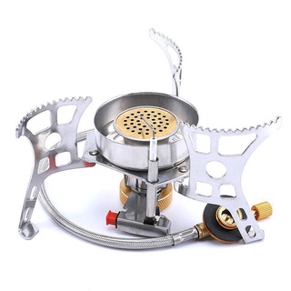Portable Backpacking Stove Outdoor Camping Cooking Stove with Carry Case Windproof Design and Energy Efficient (3)