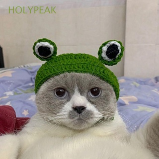 Holypeak Cosplay fiesta De dibujos Animados accesorios para perro Gato mascotas suministros para mascotas sombrero De rana sombrero De Pet