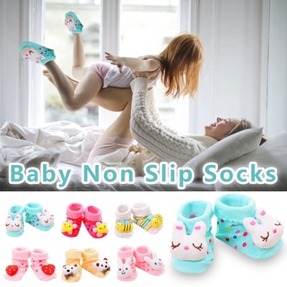 6 pares de calcetines antideslizantes para niños y bebés animales 3D, calcetines infantiles de dibujos animados unrtjke.br