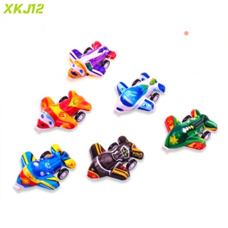 Xk niños tire hacia atrás pequeño avión juguete inercial colorido Mini avión modelo para niños