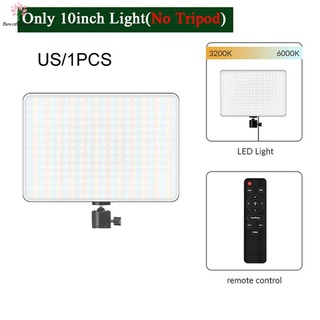 10Inch LED Video Panel 3000K-5700K fotografía lámpara con mando a distancia