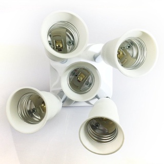 [9.9]Bulb Socket Adapter E27/E40 Splitter Lamp Base Converter Light Holder