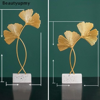[beautyupmy] ginkgo leaf design estatuas oficina hogar sala de estar dormitorio gabinete escritorio armario caliente