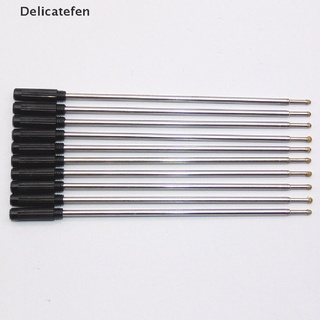 [Delicatefen] 10 piezas de recambio para bolígrafos de tinta mediana y negra WF