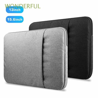 WONDERFUL 13.3 15.6 inch Colorful Sleeve Case Dual Zipper Notebook Pouch Laptop Bag Universal Waterproof Fashion Large Capacity Cover/Multicolor