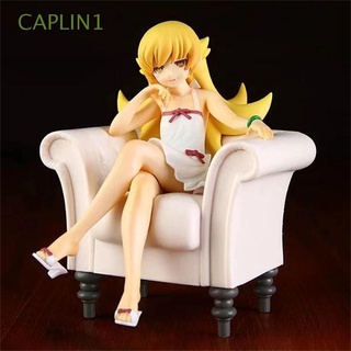 caplin1 12cm figura de acción niños anime figura oshino shinobu estatua figuras al por menor anime colección regalos de pvc muñeca juguetes sofá niña