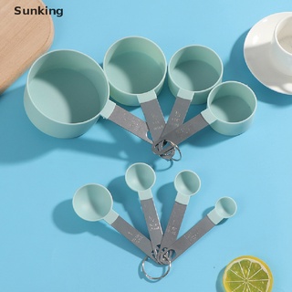 [Sunking] Juego de 8 cucharas de medición para hornear cocina, utensilios de cocina, utensilios de cocina