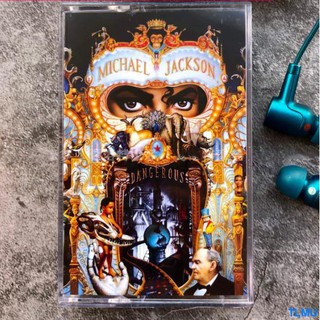 (cinta Adhesiva) Michael Jackson dangerous Michael Jackson music Cassette álbum caso sellado (A12) (1)