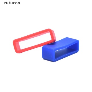 rutucoo - correa de goma de silicona colorida para reloj (2 unidades)