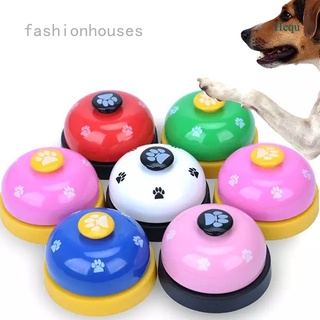 Hequ 1Pc Funny Dog Training Called Toy Footprint Ring Bell Pet Call Dinner For Puppy (1)