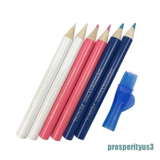 [Prosperityus3] 3 pzs lápiz de tiza con pincel para modistas DIY/marcadores de manualidades