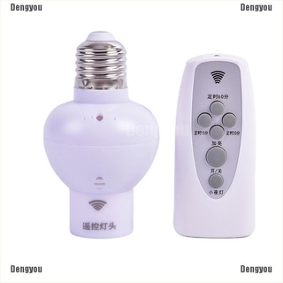 <dengyou> soporte inalámbrico de control remoto con sensor de luz de sonido/soporte de lámpara e27