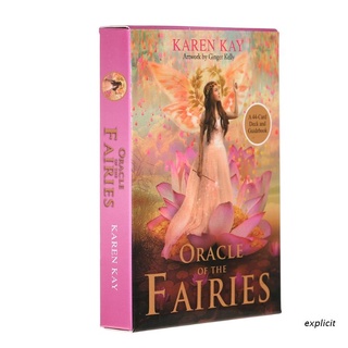 Orico Da Fairies Exp 44 Cartas mazo y guía De Tarot en inglés juego De mesa juego familiar