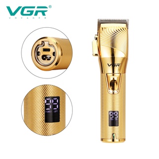 Vgr eléctrico Clipper recargable afeitadora de pelo Trimmer profesional peluquería máquina de corte de pelo barba barbero para hombres