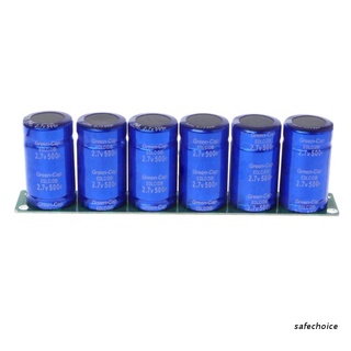 safechoice farad condensador 2.7v 500f 6 pcs/1 set super capacitancia con junta de protección