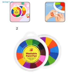 upingri-Sello De Tinta Para Niños , Varios Colores , Manualidades , Fácil Limpieza