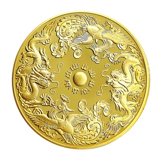 moneda conmemorativa dragon phoenix collection regalo para los amantes de la colección de oro (3)