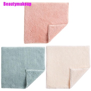 [Beautymakeup] Toalla de cocina para el hogar Super absorbente paño de limpieza para fregadero de lana de Coral