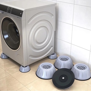 4 alfombrillas antivibración para lavadora, lavadora, Base de aumento silenciosa, antideslizante, alfombrilla de engrosamiento fija, alfombrilla de baño, cocina (1)
