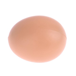 5pcs gallina plomo el huevo aves de corral simulación de imitación huevos falsos V7C6 plástico S4A4 (2)