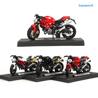 1/18 para ducati tire hacia atrás motocicleta modelo de moto juguete de escritorio pastel adorno
