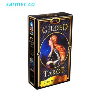 sar2 the gilded tarot 78 cartas baraja y guía electrónica juego de tarot juego de mesa juego de mesa oracle card