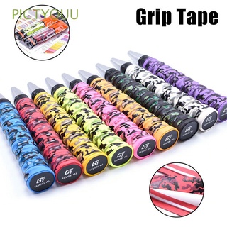 PICTYOUU 1.1m Shock Absorption Grip Tape Tennis Squash Racket Sweat Absorbed Badminton Sweatband Windings Over Bicycle Handle For Fishing Rod Baseball Bats Anti-skid Anti-slip Band/Multicolor