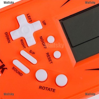 Wallsky divertido juego de ladrillo clásico tetris portátil lcd juego electrónico juguetes consola de juegos (7)