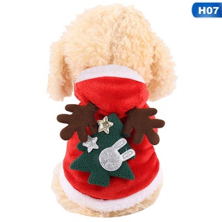 Keshieng - abrigo de terciopelo de coral de navidad para mascotas, nueva y alta calidad (5)