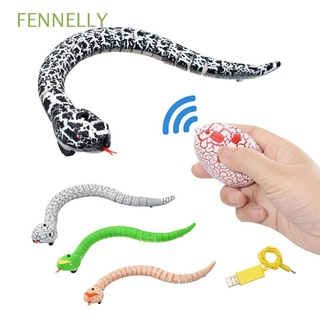 FENNELLY Funny Gag Toys Gifts Terrify Toys Remote Control Snake Mischief Trick Long Kids Play Animal Toys Novelty Snake And Egg/Multicolor