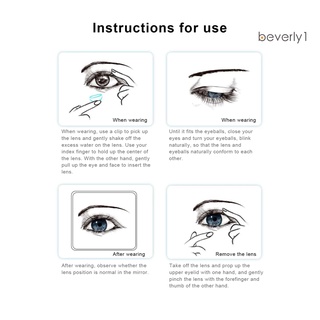 beverly1 - lentes de contacto para ojos (1 par, cómodo, saludable, hema, cosméticos de belleza, lentes de contacto para niñas) (8)