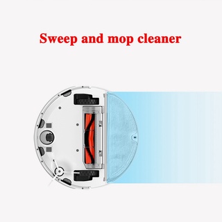 2pcs cubierta completa diseño fregona para Xiaomi Mijia 1C 1T F9 D9 Robot aspirador seco mojado fregona piezas de tela tanque de agua trapos (1)