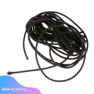 Brhomyl cable negro 5m De longitud 3mm cinta Elástica Para Pesados (6)