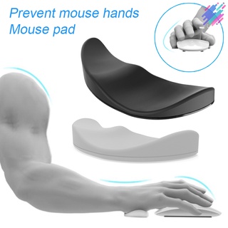 Mouse reposamuñecas de silicona cojín de mano suave almohadilla duradera de oficina palma/mano/soporte de muñeca se mueve con la muñeca
