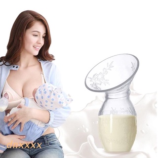 dnxxxx extractor de leche manual de grado alimenticio libre de bpa taza de silicona mamá lactancia materna ahorro de leche