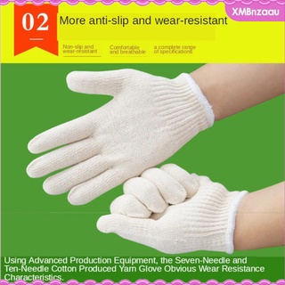 12piars de algodón engrosado guantes de punto de reparación guantes de jardín
