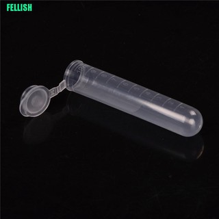 (Fel) 20 piezas Tubo De Tubo De 10 ml De Plástico Centrifuga prueba De Tubo con tapa (7)