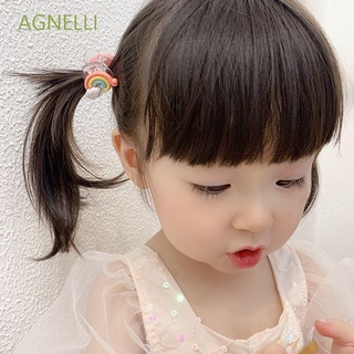 AGNELLI Sweet Kids Hair Claws Headwear Small Hair Clip Korean Style Side Clips Hair Accessories For Children Star Rainbow Acrylic Girls Barrettes