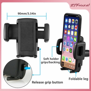 Car 360 Rearview Mirror Mount GPS Phone Holder Stand Adjustable Easy Use (1)