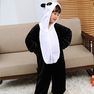ropa de dormir de dibujos animados onesie niño niña kigurumi cosplay panda disfraz pijamas nuevo