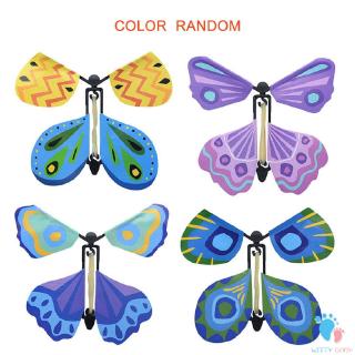 [Witty] Mariposa Voladora Transforma Cocoon En Una Mago Truco Juguete Mágico