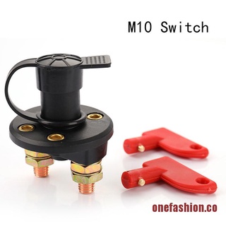 ONSHION Red Key Cut Off Battery Main Kill Switch Vehicle Power Switch for Truck Boat