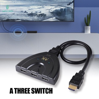 3 Puertos HDMI Interruptor Divisor Cable 4K * 2K 2160P Multi Conmutador HUB Para LCD HDTV PS Xbox (1)