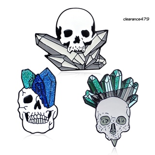 cl--halloween unisex esmalte cráneo broche pin chaqueta denim collar insignia decoración regalo (8)