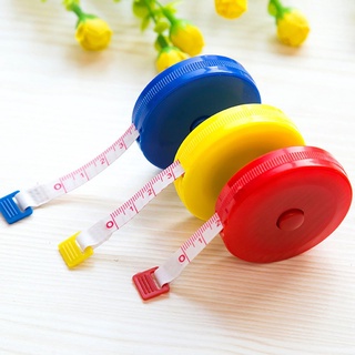 0824# Small Plastic Retractable Tape Measure Clothing Feet Soft Small Tape Rulers