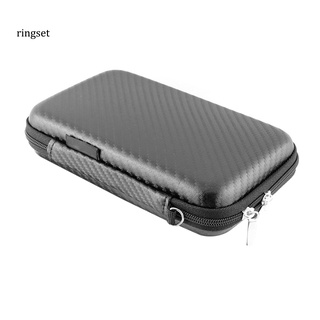 ringset portátil usb disco duro de transporte caso de cable auriculares teléfono bolsa de almacenamiento