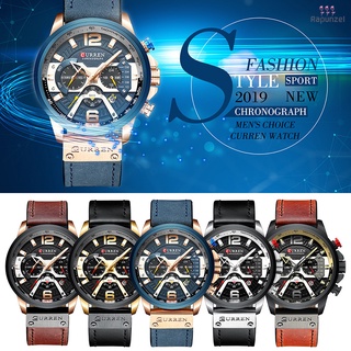 Curren 8329 reloj De pulsera deportivo Multifuncional deportivo con correa De cuarzo impermeable (1)