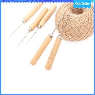 Professional Wooden Leather Craft Punch Scratch Tool Cloth Awl Carving