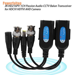 powerfultop@!1 pares cctv coax bnc video power balun transceptor a cat5e 6 rj45 conector